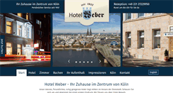 Desktop Screenshot of hotelweber.de